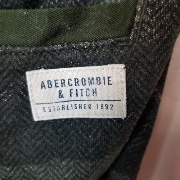 Abercrombie & Fitch Mens XS Green Camo Drawstring - Picture 8 of 8